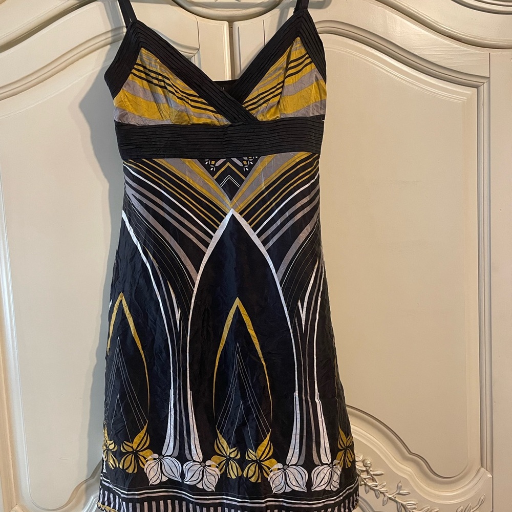 Ted Baker London Conni spaghetti strap 100% silk dress Size 1 Euro= 4/6 US